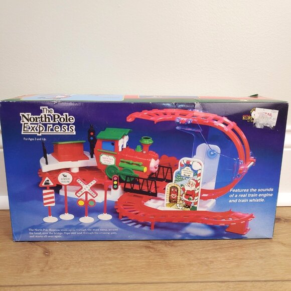 Kurt Adler Musical North Pole Express Train Set (as seen Baby Einstein) Whistle - Picture 4 of 12